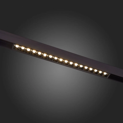ST361.436.18 Магнитный трековый светильник Черный LED 1*18W 3000K 1 407Lm Ra>80 36° IP20 L331xW22xH44 48V