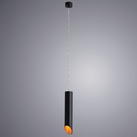 Точечный подвесной светильник Arte Lamp PILON-GOLD A1536SP-1BK, 1хGU10