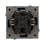 Механизм выключателя одноклавишный перекрёстный SWT-TENDO-MKX1-PL-BK (230V, 10A) (Arlight, -)