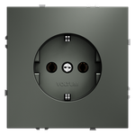VLS040106 Розетка встраиваемая VOLTUM S70 с заземлением 16А, (титан) (ТМ Maytoni)