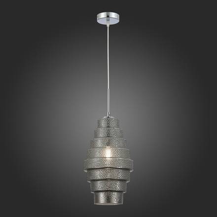 SL1001.103.01 Подвес ST-Luce Хром/Дымчатый E27 1*40W