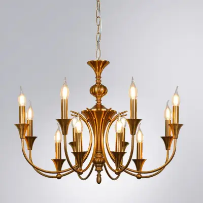 Подвесная люстра Arte Lamp COLLINETTA A4094LM-12PB, 12хE14