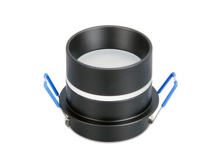 Встраиваемый точечный светильник TN196 BK/S черный/песок GU5.3 70*60