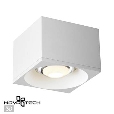 358653 OVER NT21 230 белый Светильник накладной светодиодный IP20 LED 4000К 12W 220V PATERA