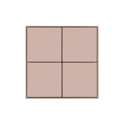 INTELLIGENT ARLIGHT Кнопочная панель KNX-304-23-IN Champagne (BUS, Frame) (IARL, IP20 Металл, 2 года)