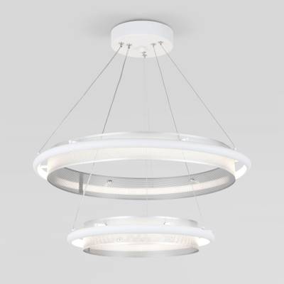 Умный подвесной светильник 90241/2 белый/ серебро Smart