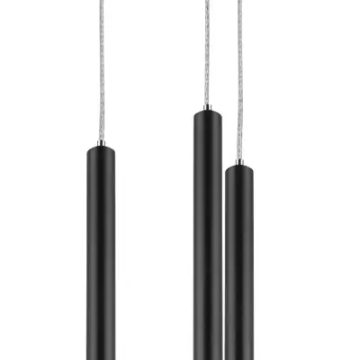 L8T747137 Люстра TUBO LED 40W 2000LM 360G ЧЕРНЫЙ 3000K (574737+747137 (8шт)