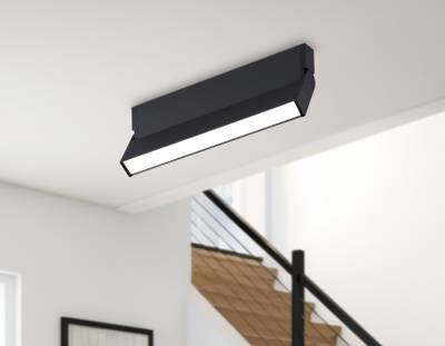 Светильник светодиодный накладной TA1821  BK черный LED 12W 4200K 230*22*87