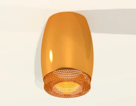 Комплект накладного светильника XS1125011 PYG/CF золото желтое полированное/кофе MR16 GU5.3 (C1125, N7195)