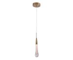 07861-1A,36 Подвес Гутта латунь d10 h200 Led 3W (3000k)
