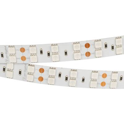 Светодиодная лента RT 2-5000 24V Yellow 2x2 (5060, 600 LED, LUX) (Arlight, 28.8 Вт/м, IP20)