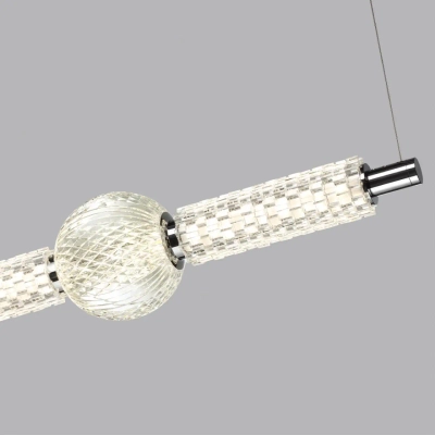 5007/28L L-VISION ODL24 571 хром/металл/акрил Подвес LED 28W 4000K 2089лм CRYSTAL