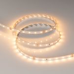 Светодиодная лента RT-A60-8mm 24V Warm2700 (7.2 W/m, IP20, 2835, 5m) (Arlight, Открытый)