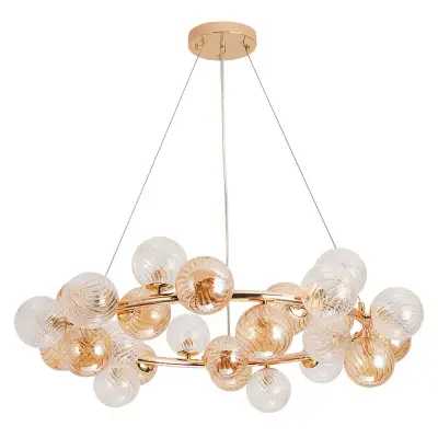 Подвесная люстра Arte Lamp ETEREO A5261LM-25GO, 25хG9