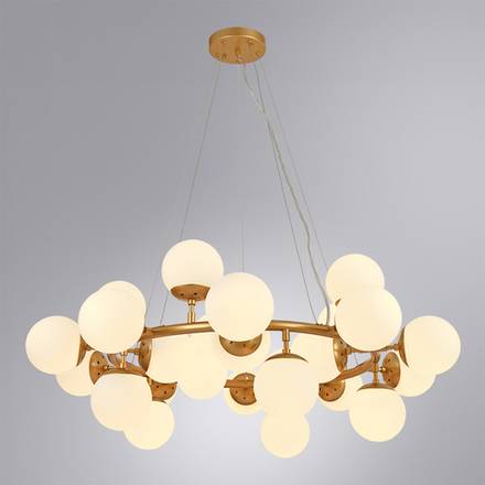 Подвесная люстра Arte Lamp BOLLA A1664SP-25GO, 25хE14