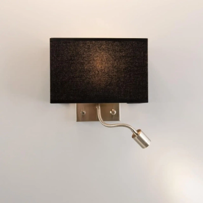 Citiluх Декарт CL704301 Бра с чёрным абажуром и диммером