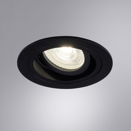 Точечный встраиваемый светильник ARTE LAMP TARF A2177PL-1BK, 1хGU10
