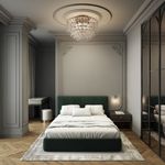 Умный потолочный светильник с фактурным стеклом 380/8