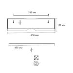 7721/65L AVRA LED SN 36 Светильник металл/пластик/белый/черный/дерево LED 65Вт 3000-6000K D450 IP20 пульт ДУ CORAGGIO