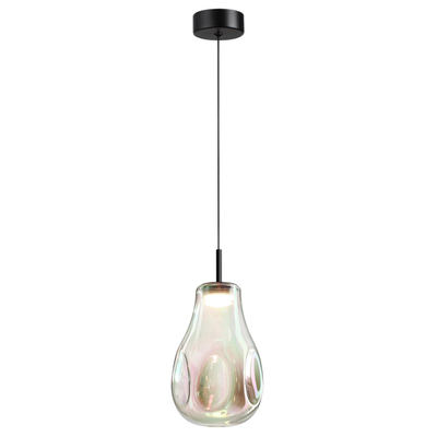 5098/4LB PENDANT ODL25 365 черный/бензиновый/металл/стекло Подвес LED 4W 4000K 388Лм NAVE