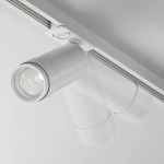 Трековый светильник Фокус Зум / Focus Zoom Unity 4000K 12Вт 15°-50° Dim Triac, TR021-1-12B4K-Z-D-W. TM Maytoni