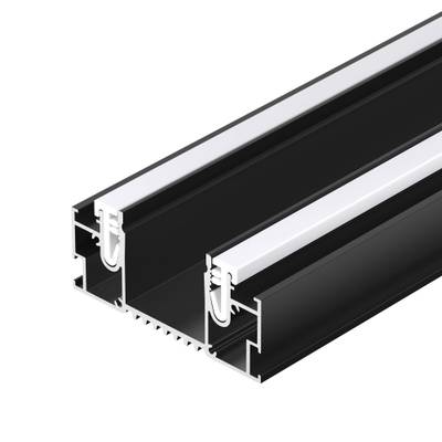 Профиль STRETCH-32-CEIL-CENTER-2000 BLACK (Arlight, Алюминий)