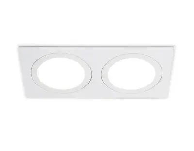 Светильник встраиваемый TN6612/2 WH белый IP44 GX53/2 max 15W 215*110*24