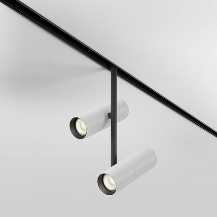 Трековый светильник Elti Duo Exility 3000K 24Вт 36°, TR005-2-2X12W3K-BW. TM Maytoni