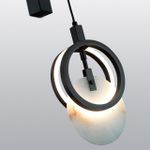 5422/17WL HIGHTECH ODL_EX25 105 черный/металл/алебастр Настенный светильник LED 17W 3000K 986Лм MERCURY
