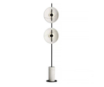 08451-2F,19(01) Торшер Велси черный/белый d32 h165 Led 2*6W (3000K) (комплект состоит из 2х коробок)