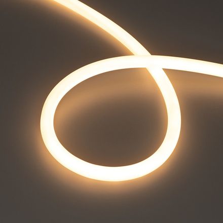 Светодиодная лента герметичная MOONLIGHT-TOP-M560-D13mm 24V Warm2700 360deg (8.6 W/m, IP65, 5m, wire x1) (Arlight, Вывод кабеля прямой)