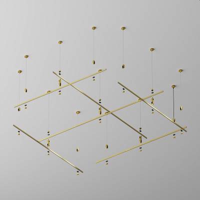 Шинопровод 2 м Flarity латунь, TRX154-112BS. TM Maytoni