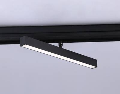 Светильник светодиодный трековый для шинопровода Magnetic GL4201 BK черный IP20 12W 4200K 48V 605*22*45