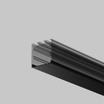 Рассеиватель для профиля 35×35 (Чёрный, 3 м), ALM-35-B-DF-3M 642041. TM Maytoni