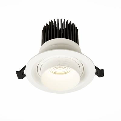 ST701.548.12 Св-к встр. Zoom Белый LED 1*12W 4000K 960Lm Ra90 15°-60° IP20 D115xH95 170-240V