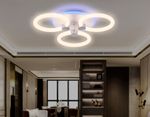Светильник светодиодный потолочный FA3838/3 WH белый 42W 3000K-6400K+RGB D458*80 (ПДУ РАДИО 2.4G)