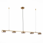 SL6000.303.05 Светильник подвесной ST-Luce Латунь/Латунь LED 5*7W 3000K