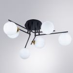 Потолочная люстра Arte Lamp GEMINI A2243PL-6BK, 6хG9