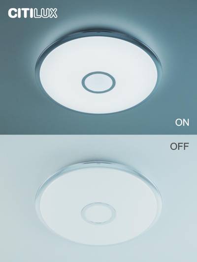 Citilux Старлайт Смарт CL703A80G Умная люстра Хром