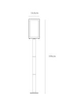 Ландшафтный светильник Arte Lamp BELFAST A4569PA-1BK, 1хE27