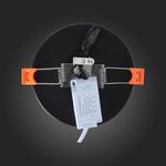 ST104.402.06 Светильник потолочный Черный LED 1*6W 3000K 468Lm Ra&gt;80 120° IP20 D110xH20 170-240V