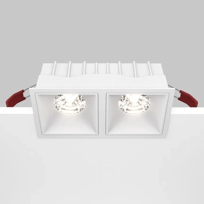Встраиваемый светильник Alfa LED 4000K 2x15Вт 36°, DL043-02-15W4K-SQ-W. TM Maytoni