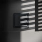 VLS020707 Выключатель встраиваемый VOLTUM S70 для жалюзи 10А, (графит). (ТМ Maytoni)