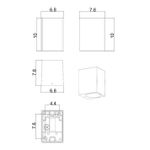 Фасадный светильник Arte Lamp ARTEFACT A3404AL-1BK, 1хGU10