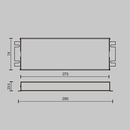 Источник напряжения TRIAC 24В 300Вт IP67, 734005. TM Maytoni