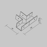Коннектор T-образный для профиля Elasity IP, O-TR001-TC. TM Maytoni