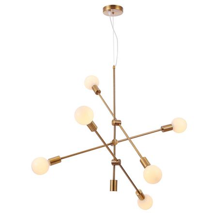 Подвесной светильник Octavia FR5043PL-06BS, E27х6. TM Maytoni