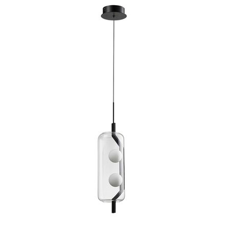 Подвесной светильник Arte lamp GENEVA A2341SP-2BK, 1хLED