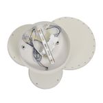 8380/60CL LEDIO LN белый,металл/акрил Умная люстра потолочная с ПДУ и голосовым управлением LED 60W 3000-6500К 220V ALIS SMART