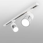 Basic System Трековый светильник 6W 4200K Avantag Белый матовый/хром LTB27